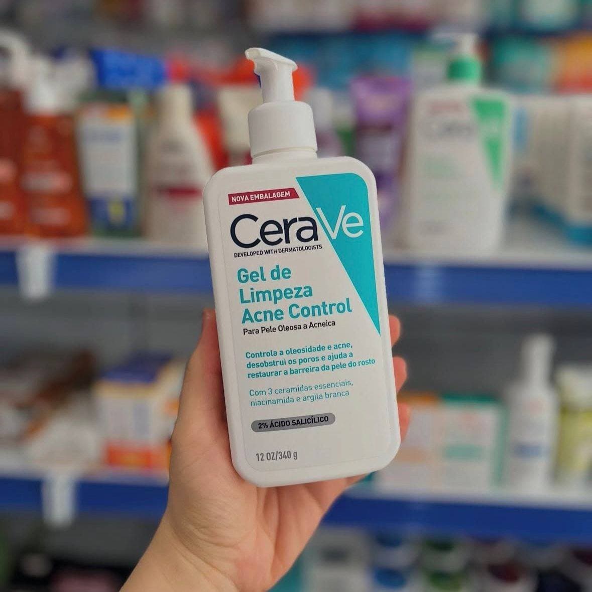 Gel de Limpeza Facial Acne Control CeraVe 340g