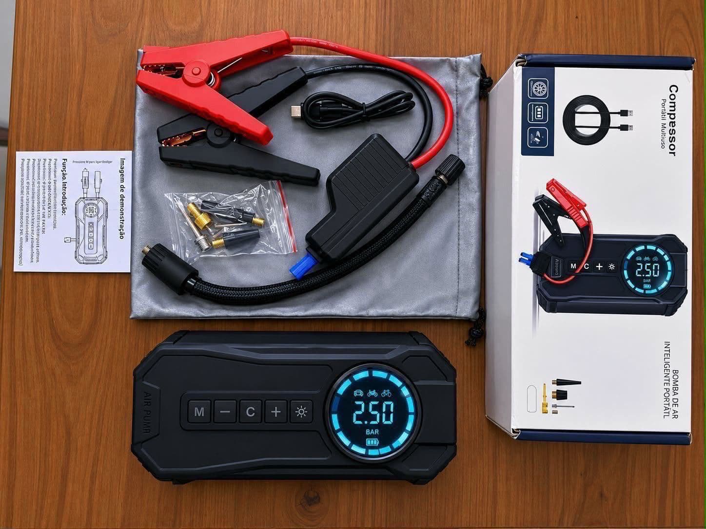 Mini Compressor de Ar Portátil