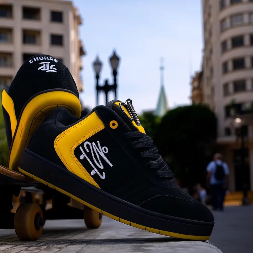 Tênis Qix Chorão Lado B Dz6 Skate Life Camurça Confortável